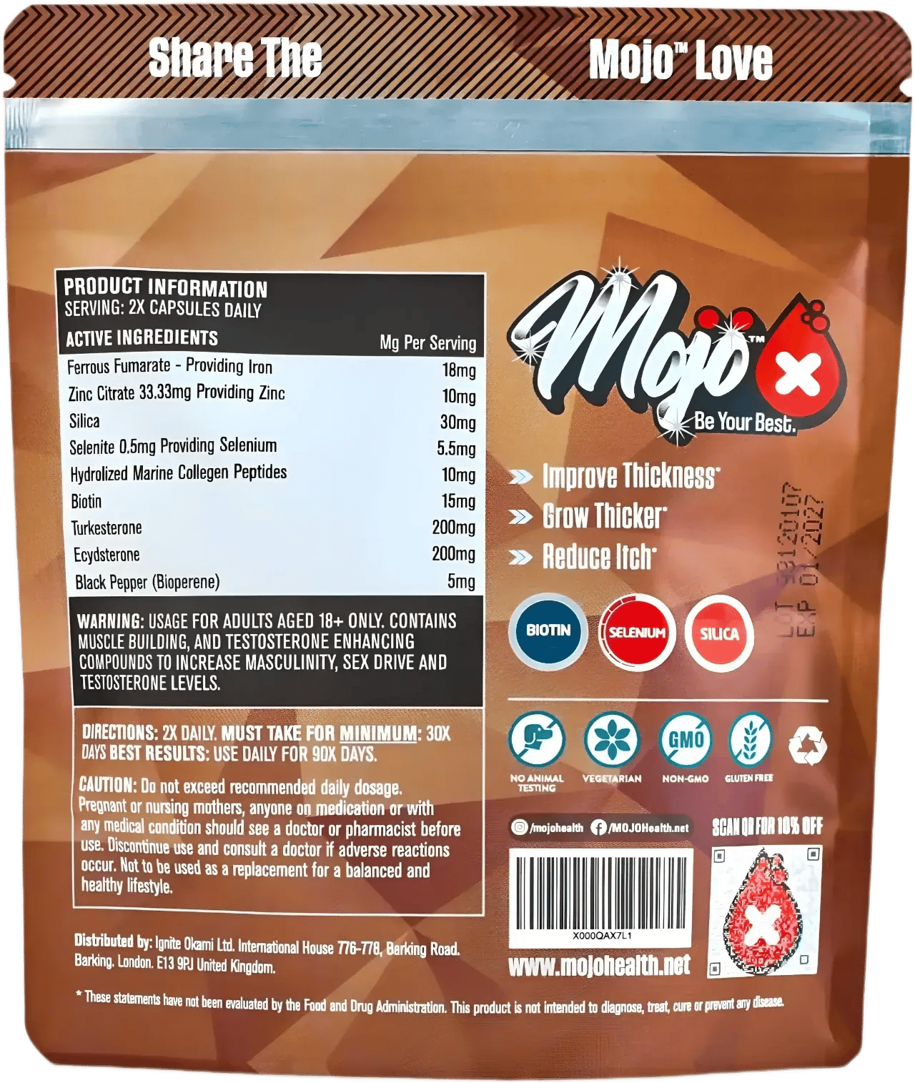 MOJO™ BEARD Capsules (Post-Checkout)