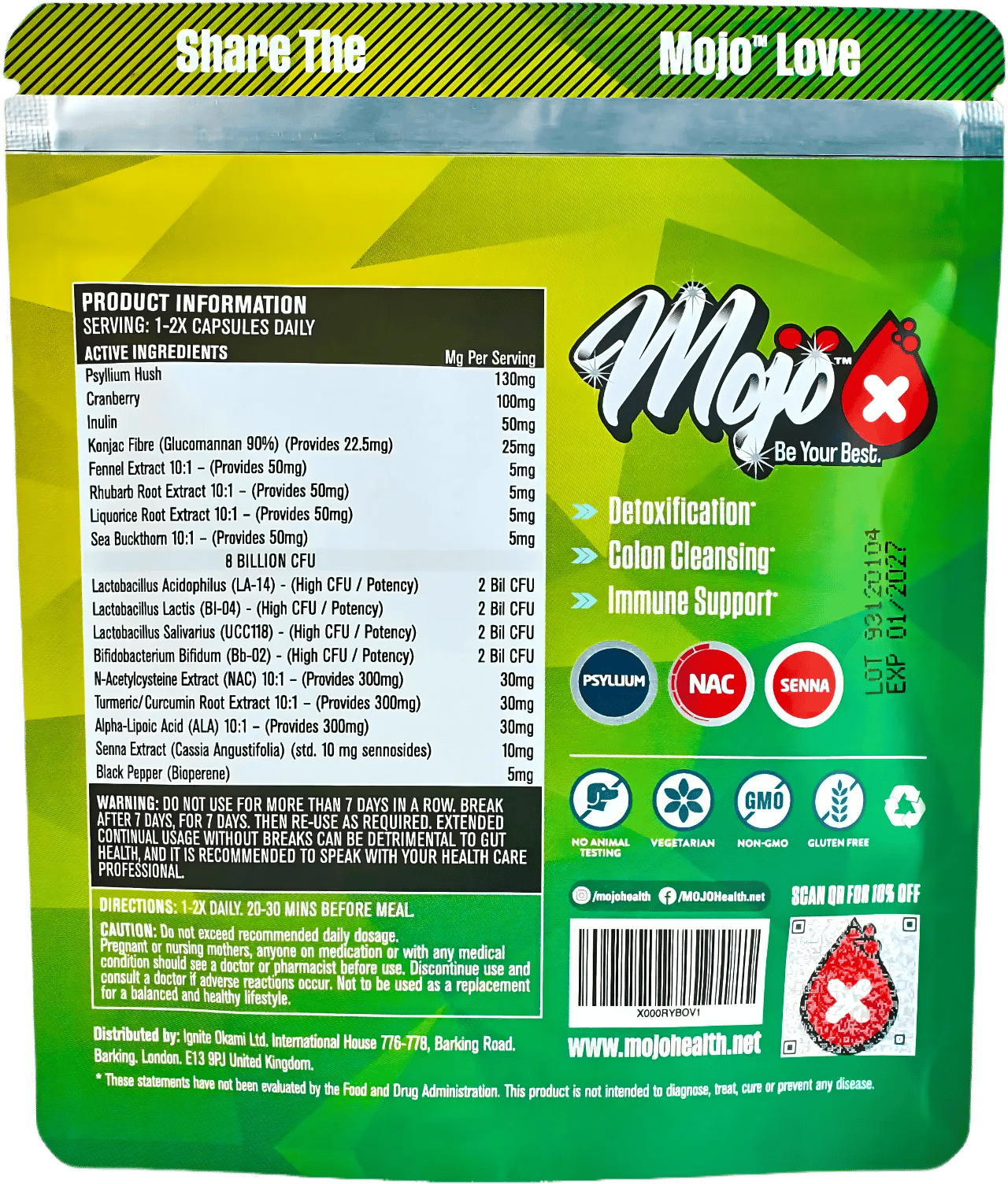 MOJO™ DETOX Capsules (Free-Trial)