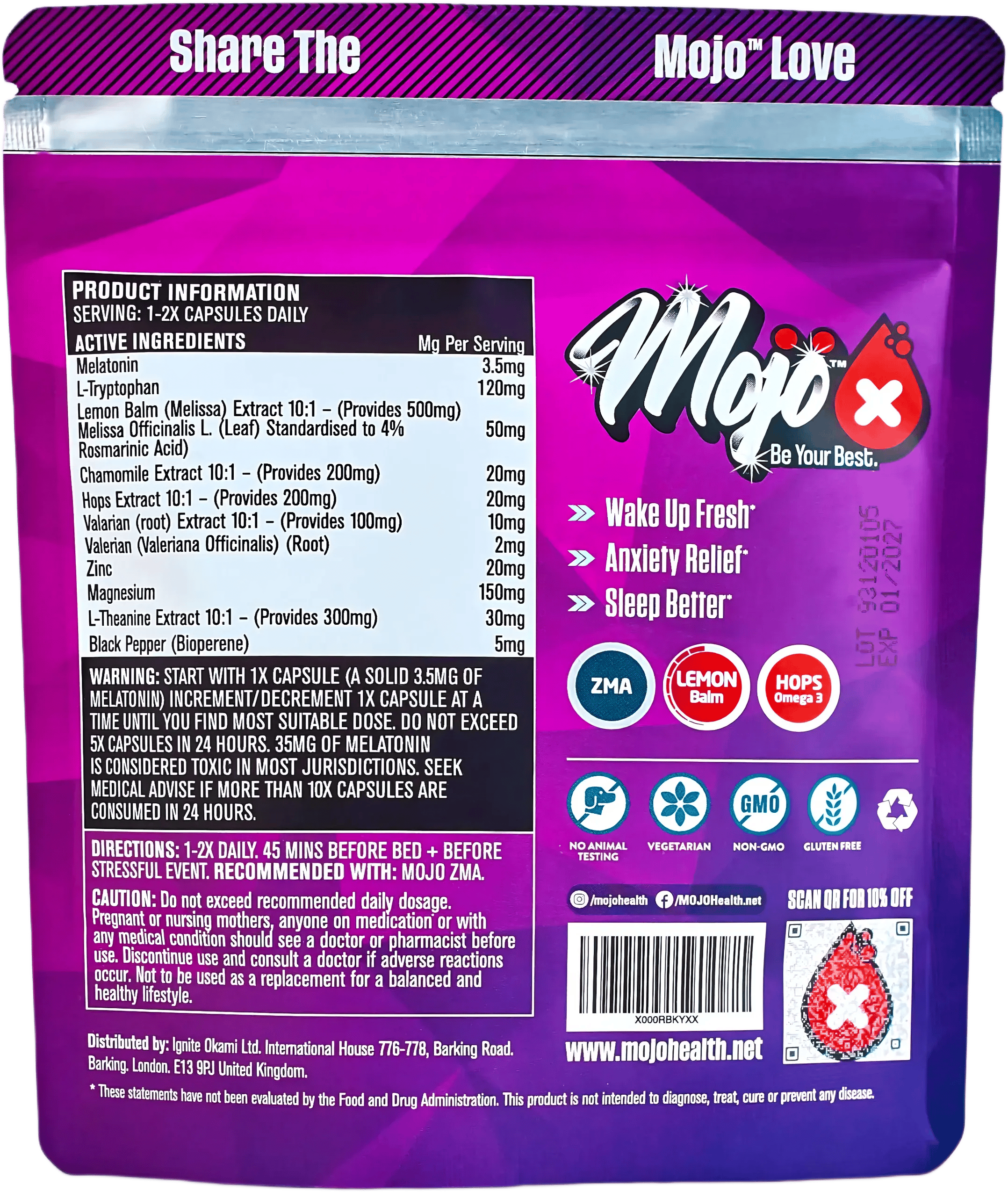 MOJO™ RECHARGE Capsules (Free-Trial)